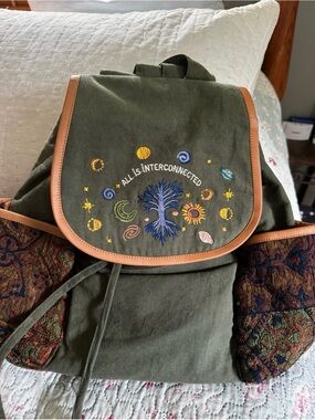 Backpack embroidered